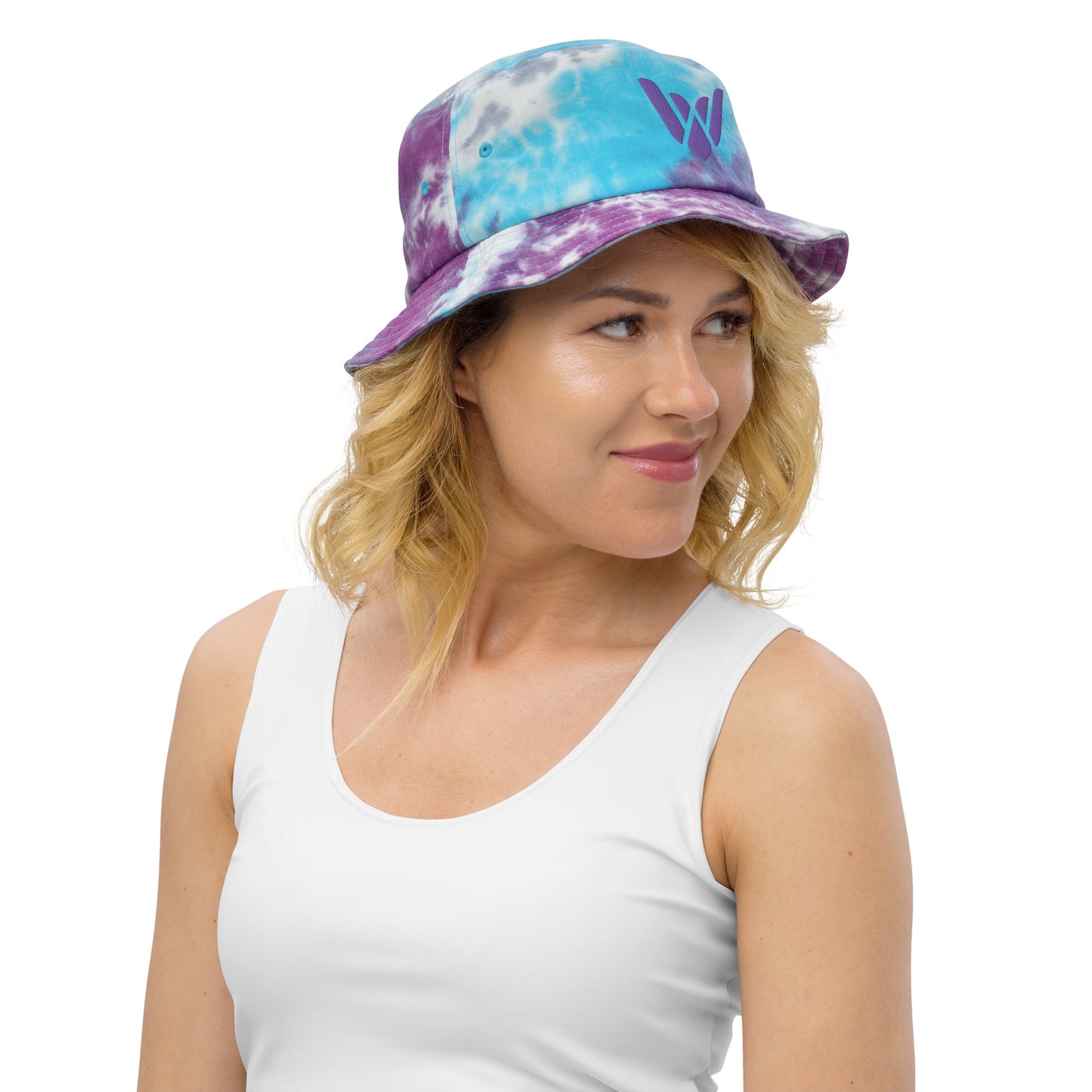 Sickbird tie-dye bucket hat