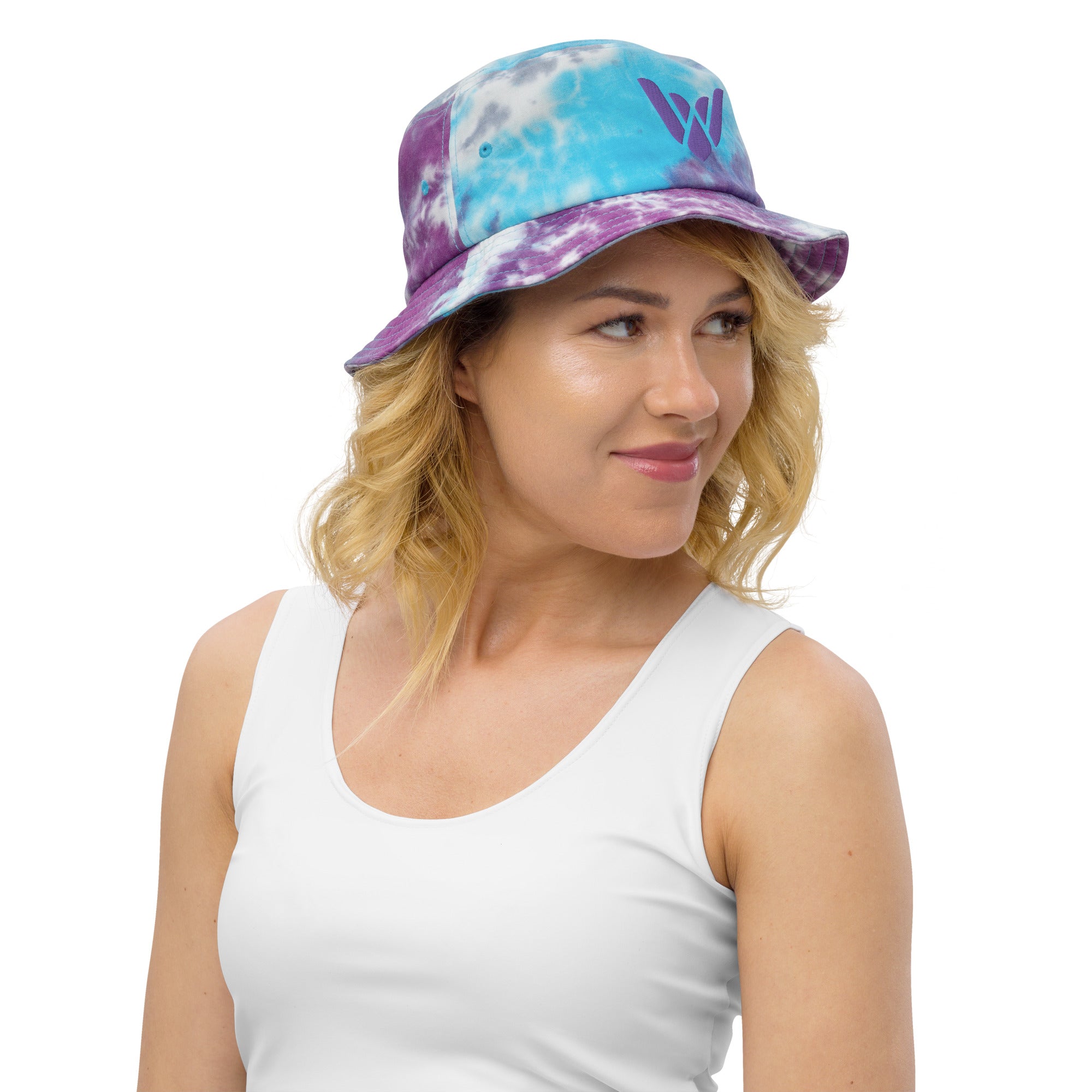 Sickbird tie-dye bucket hat