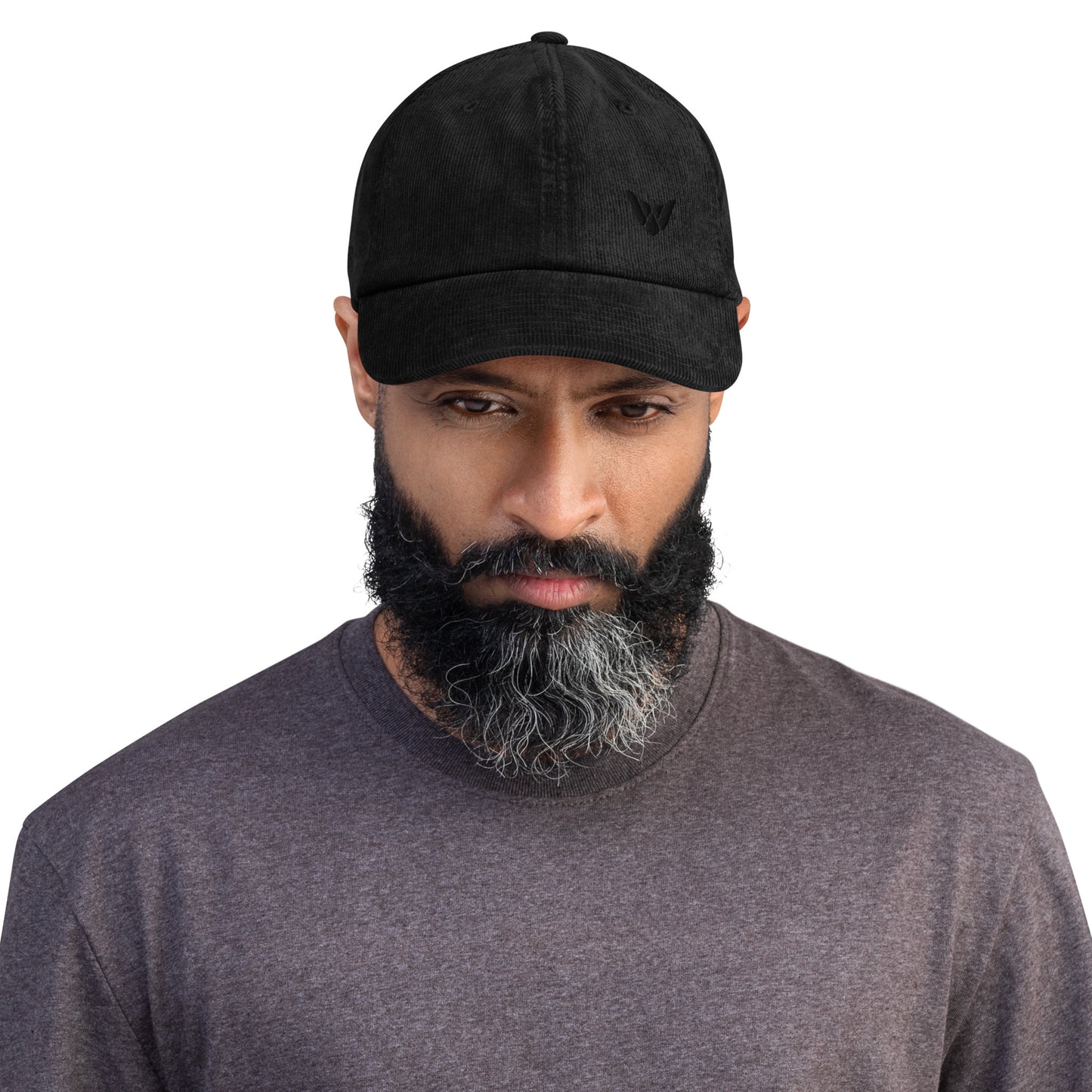 Corduroy Hat Black