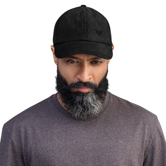 Corduroy Hat Black