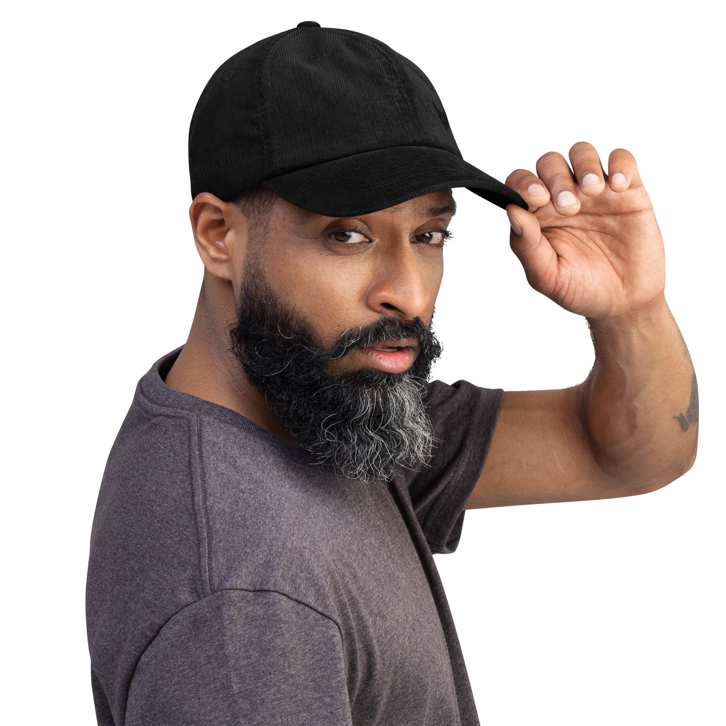 Corduroy Hat Black
