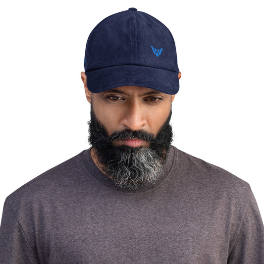Corduroy Hat Blue