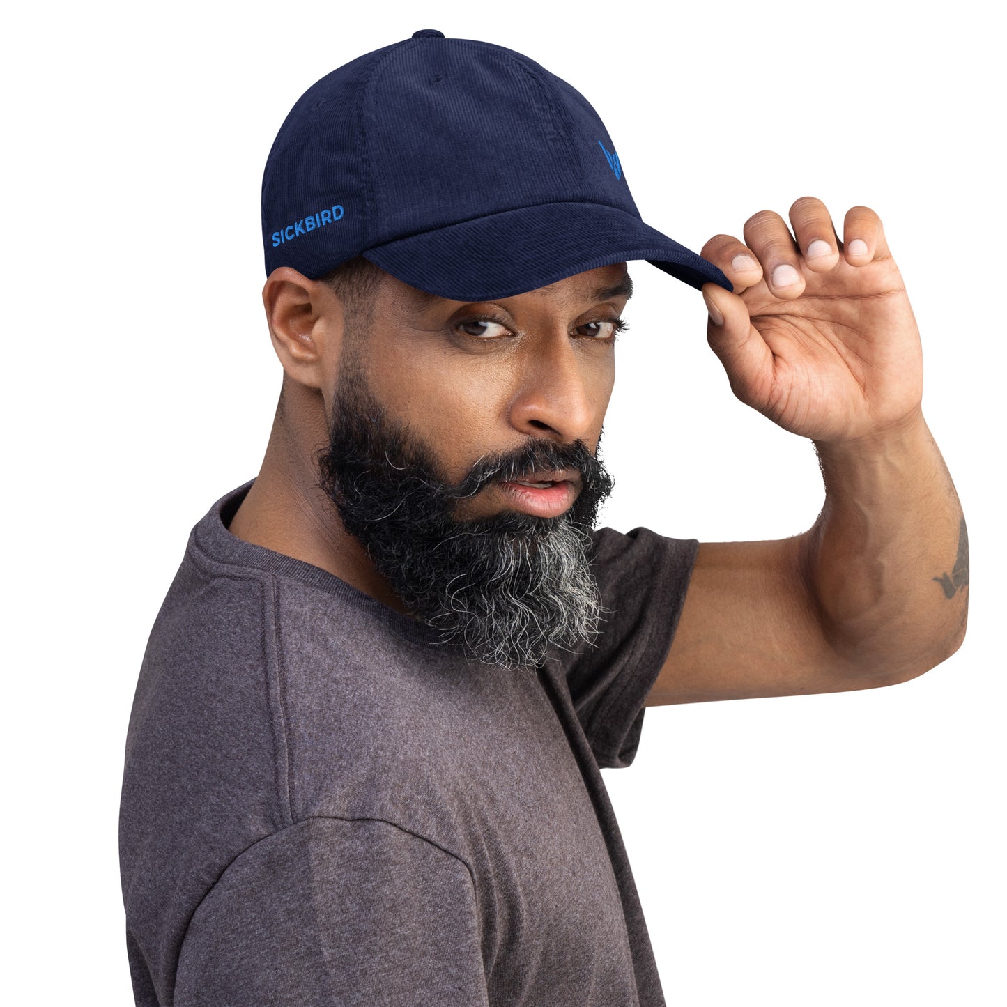Corduroy Hat Blue